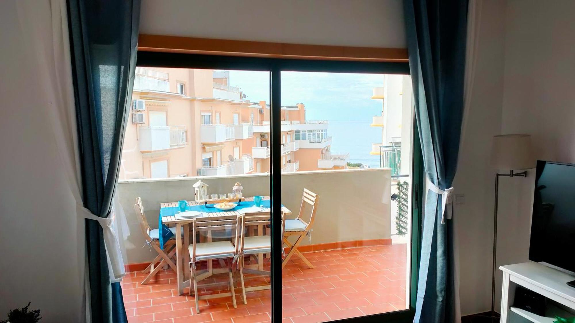 Cantinho do Sol - Sea view, Quiet, Cozy&Relaxing Flat Armação de Pêra Zewnętrze zdjęcie